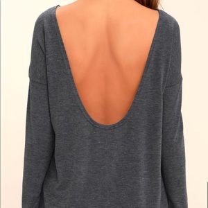 Lulu’s backless sweaters